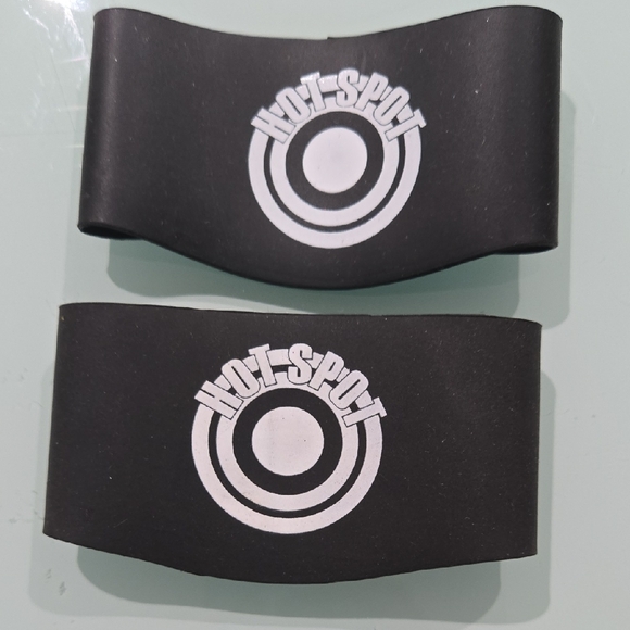 Hot Spots Ball Control Soccer Shoe Cleats Bands Black - Picture 2 of 2